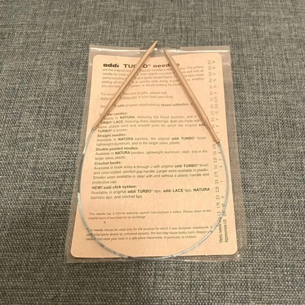 New Addi Turbo Circular Knitting Needle